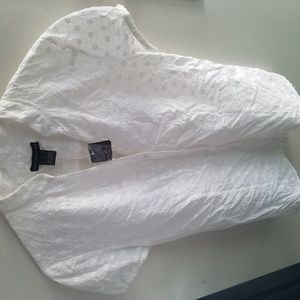 White 100% Cotton Blouse